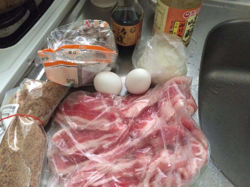 葱烧猪肉丼饭的加工步骤