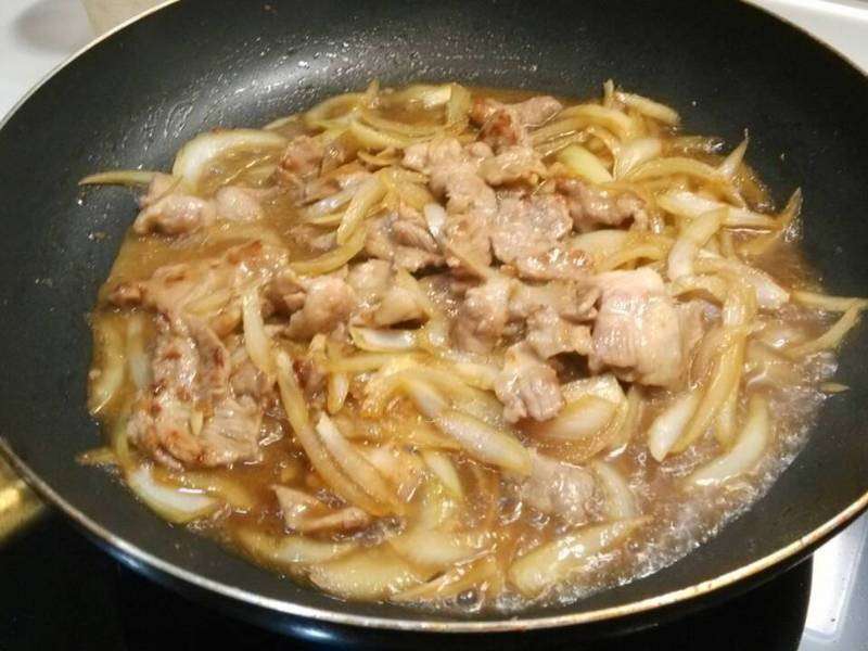 金门高粱飘香料理-猪肉丼饭的加工步骤