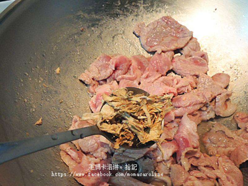 姜丝猪肉烧的加工步骤