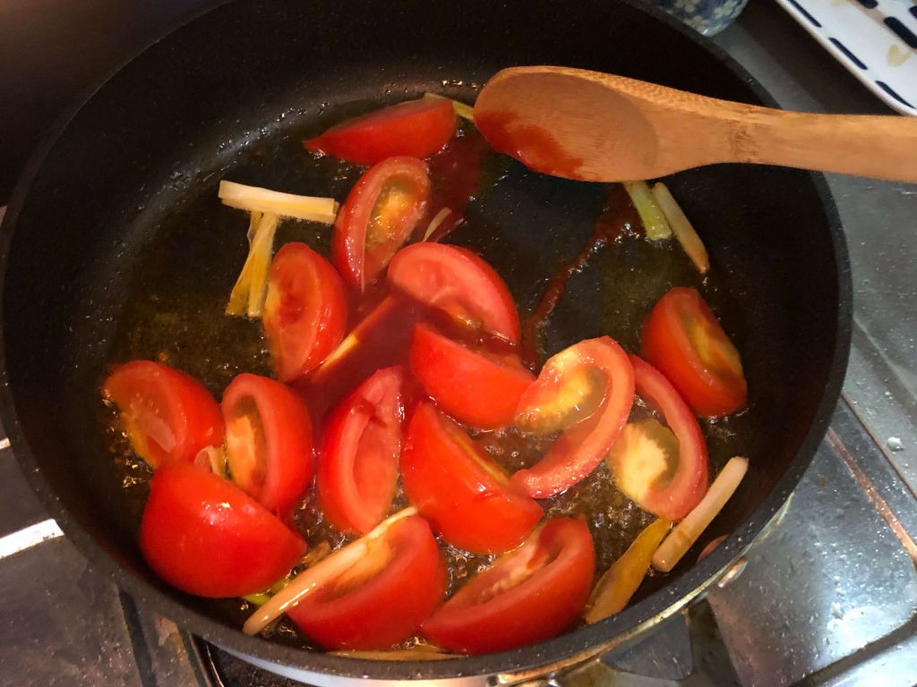 牛蕃茄嫩豆腐蛋的加工步骤