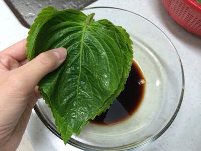 芝麻叶泡菜 깻잎김치的加工步骤