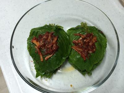 芝麻叶泡菜 깻잎김치的加工步骤