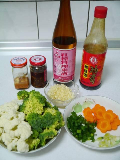 豆腐乳烧花菜的加工步骤