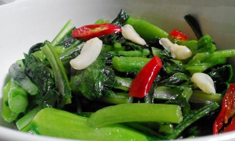 蒜香油菜【食在养生】的加工步骤