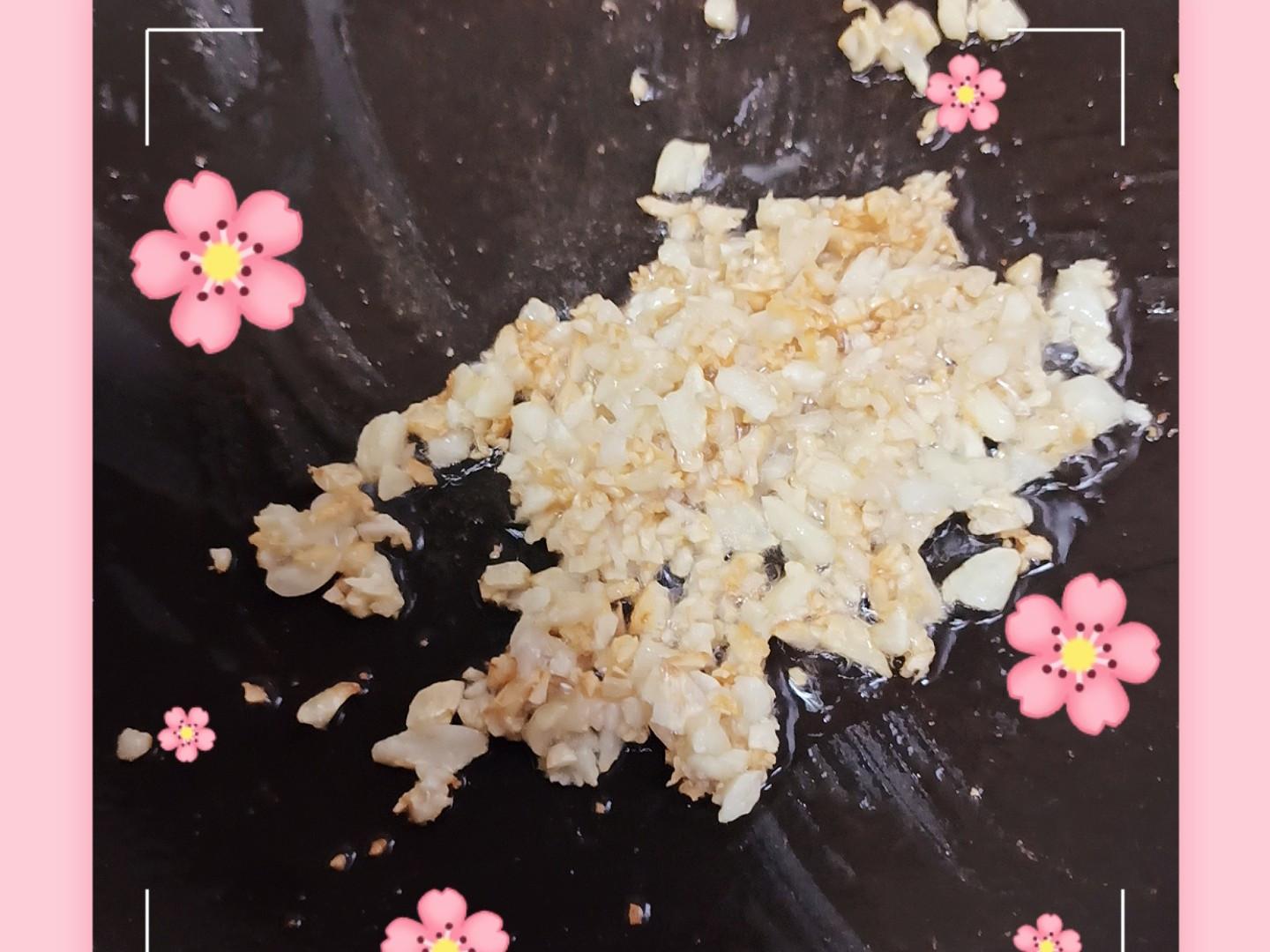 蒜香青江菜（炒青菜）的加工步骤