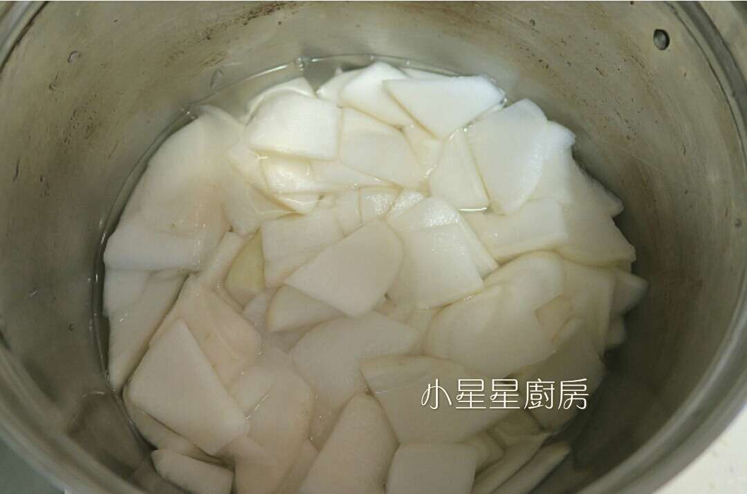 爽脆酱腌萝卜的加工步骤