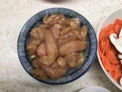 鲜香菇炒鸡胸肉