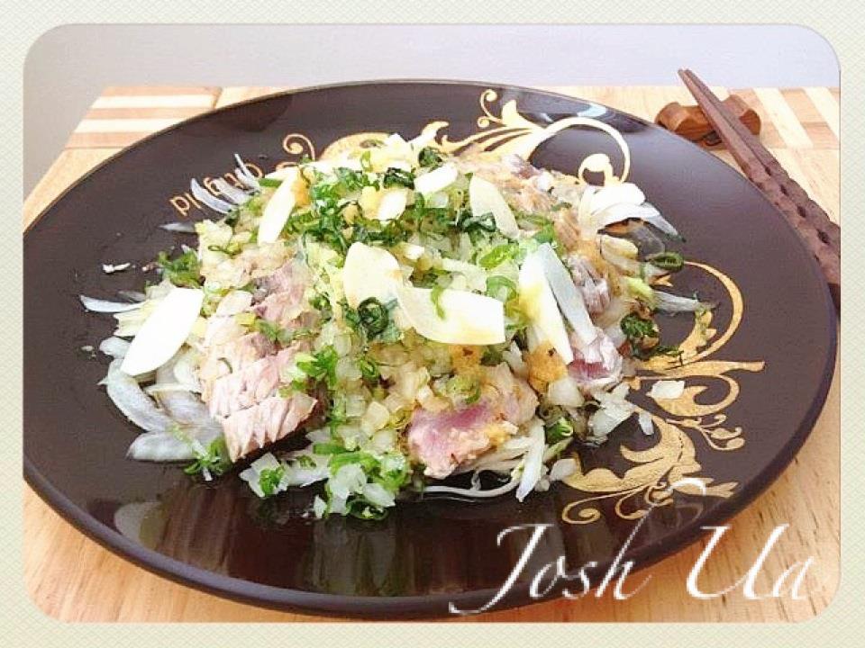 [ 开胃 ] 鲣のたたき（tataki）的加工步骤