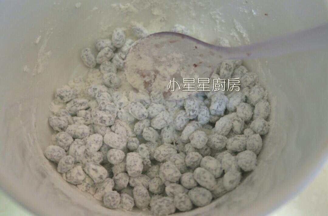 奶油抹茶红豆棉花蛋糕的加工步骤