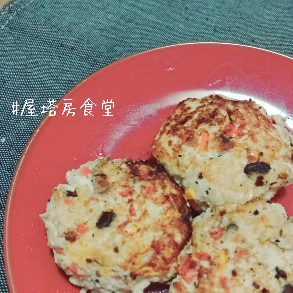 蔬食豆腐汉堡排的加工步骤