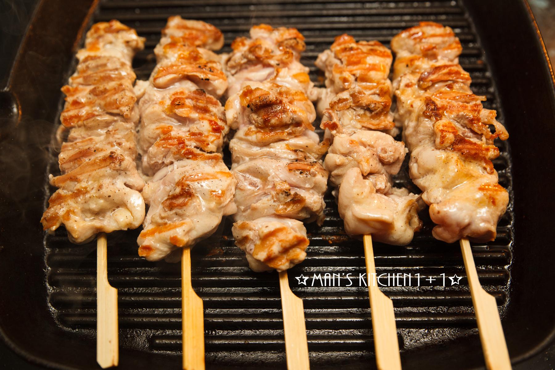 焼き鸟，酱烧鸡肉串的加工步骤