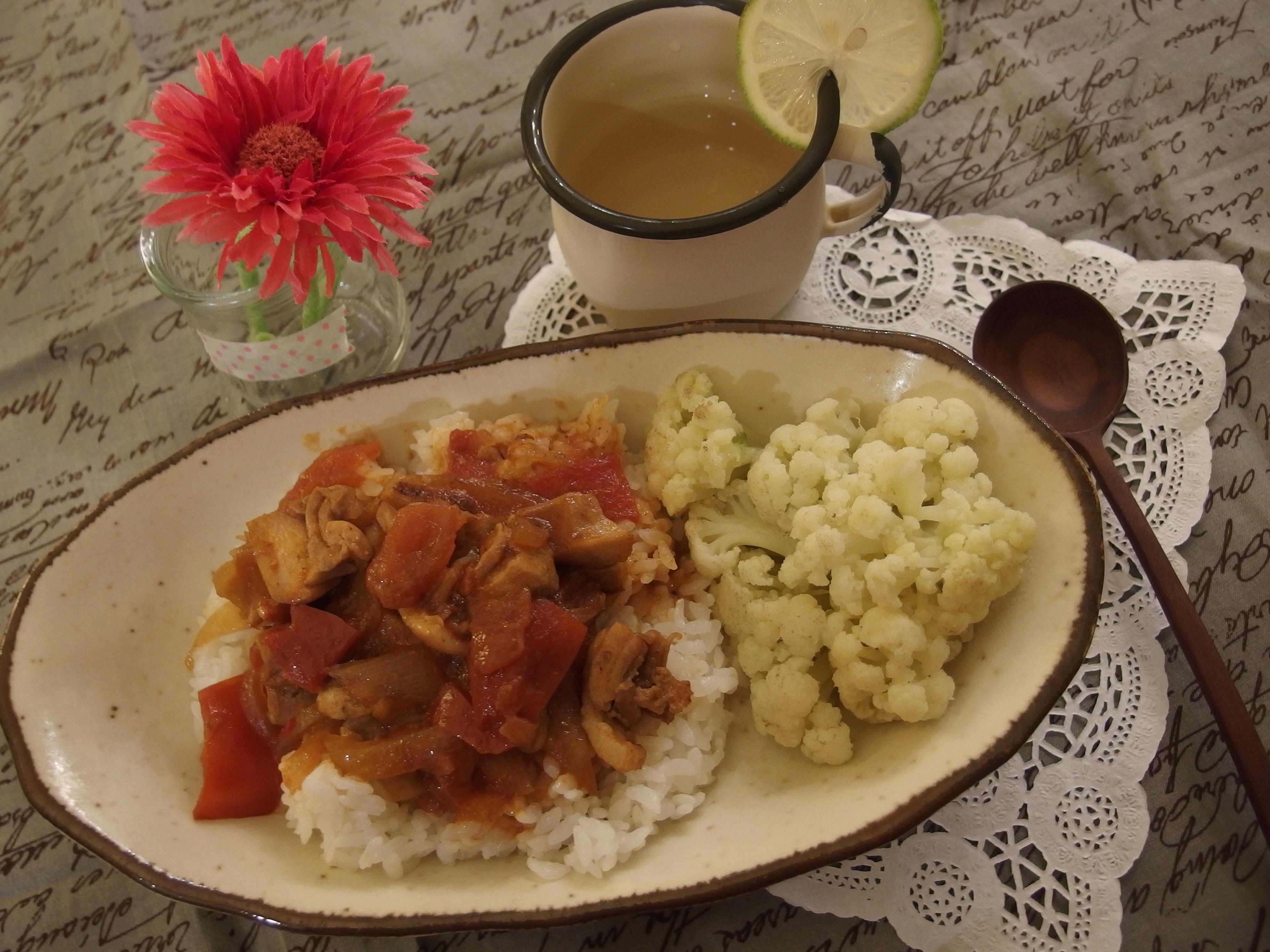 茄汁鸡肉烩饭 {露营OK}的加工步骤