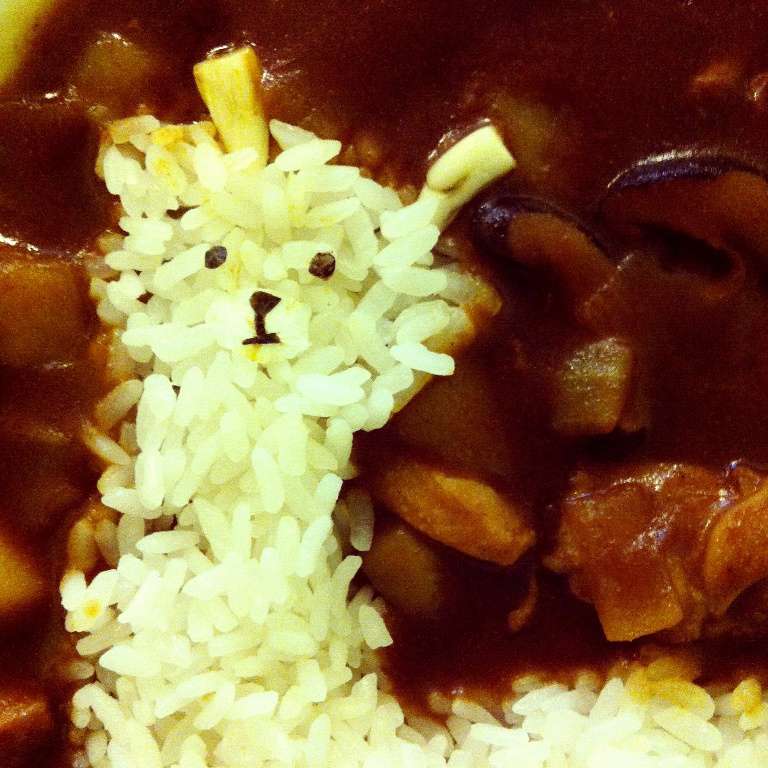 Alpaca Curry· 草泥马咖喱饭的加工步骤