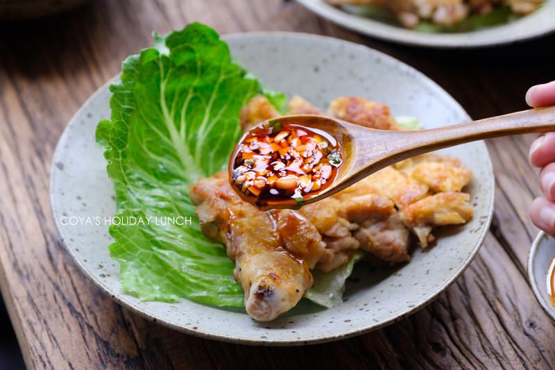 金黄香酥川味椒麻鸡腿排的加工步骤