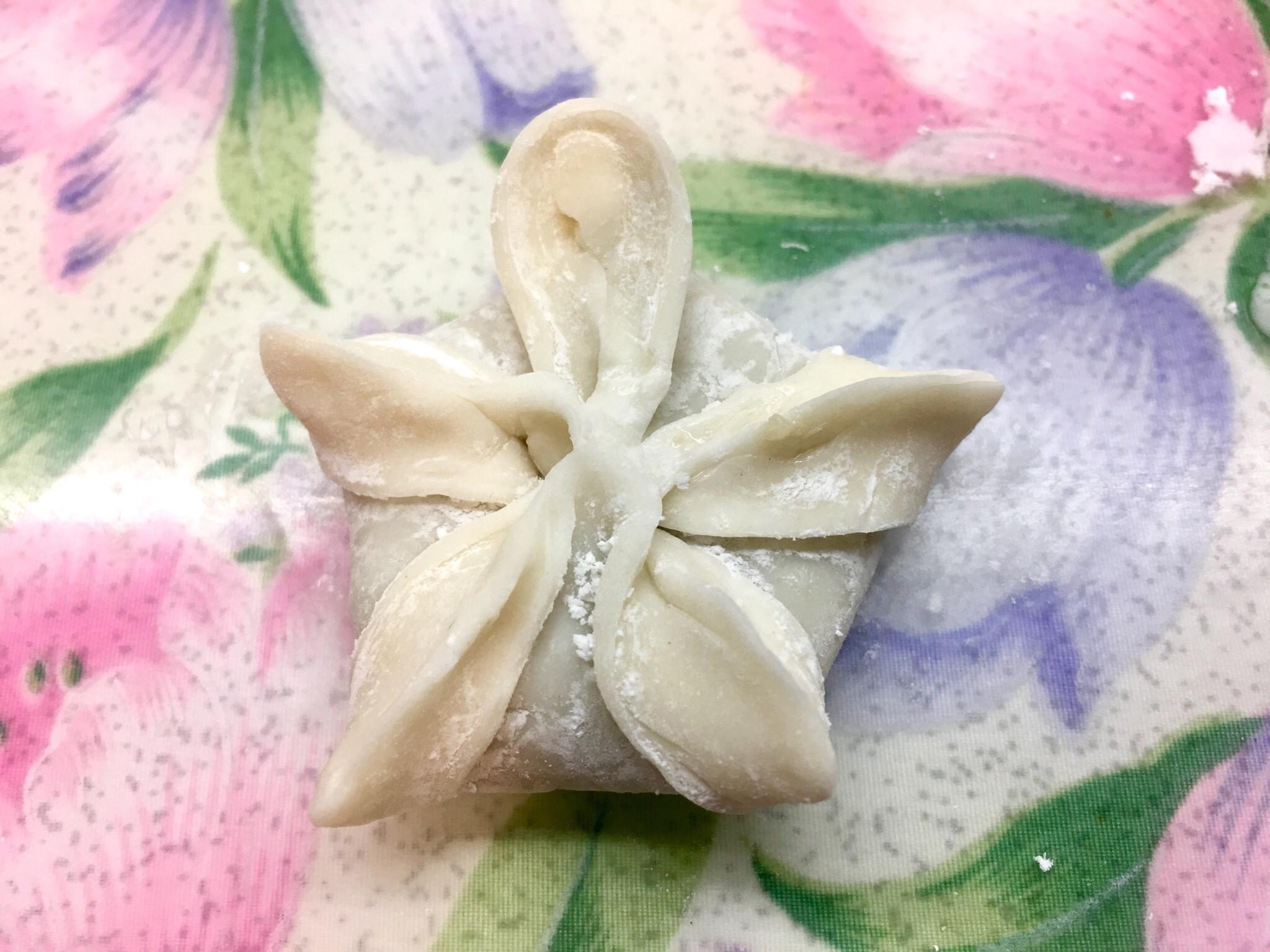 梅花瓠瓜（蒲瓜）蒸饺♣️♣️🥟🥟的加工步骤