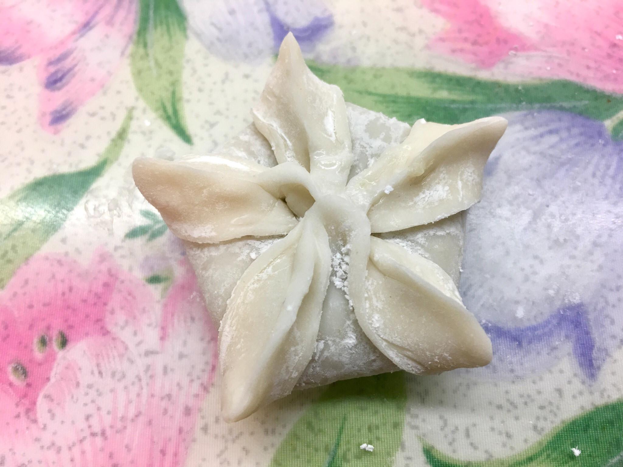 梅花瓠瓜（蒲瓜）蒸饺♣️♣️🥟🥟的加工步骤