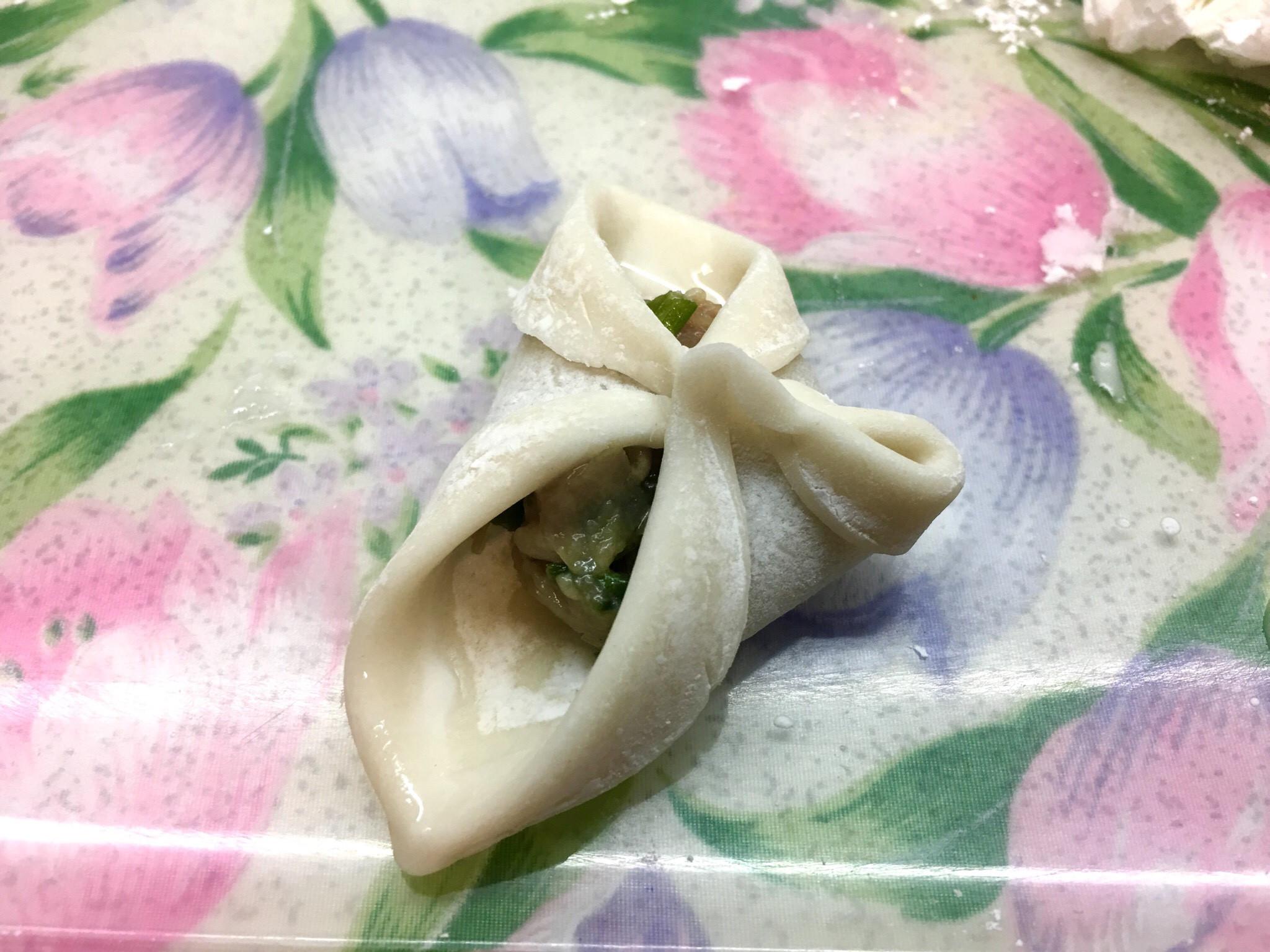 梅花瓠瓜（蒲瓜）蒸饺♣️♣️🥟🥟的加工步骤