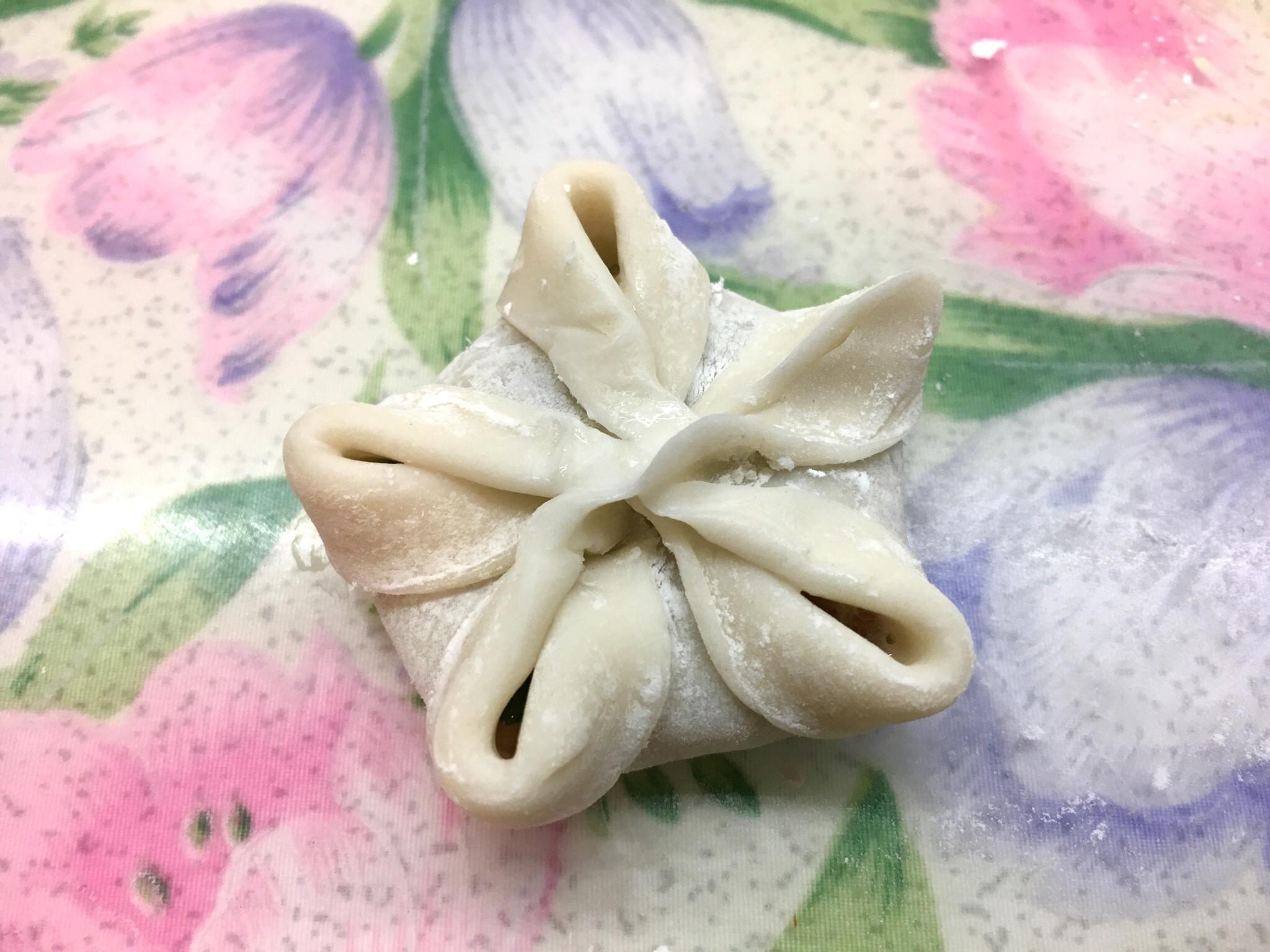 梅花瓠瓜（蒲瓜）蒸饺♣️♣️🥟🥟的加工步骤