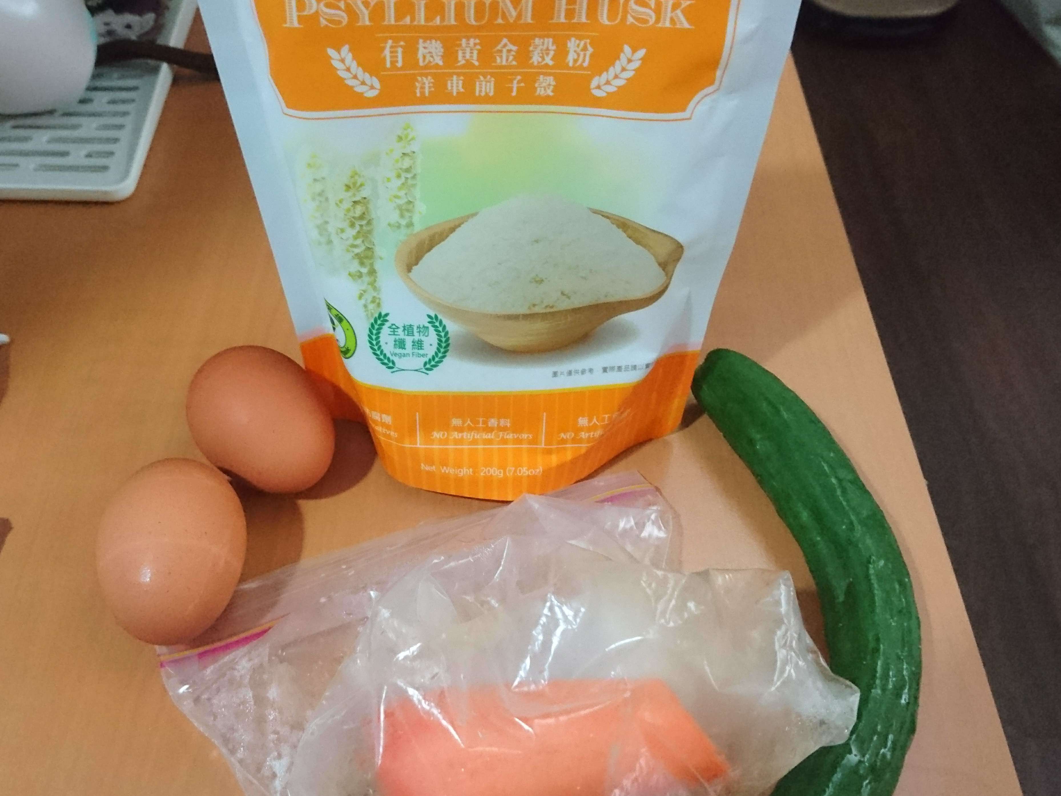 小黄瓜煎饼 (生酮/低糖)的加工步骤