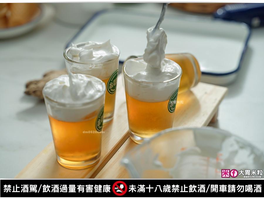 法国鲜奶油食谱-不怕倒的姜汁奶油啤酒果冻的加工步骤