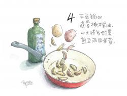 香料盐洋芋-手绘食谱