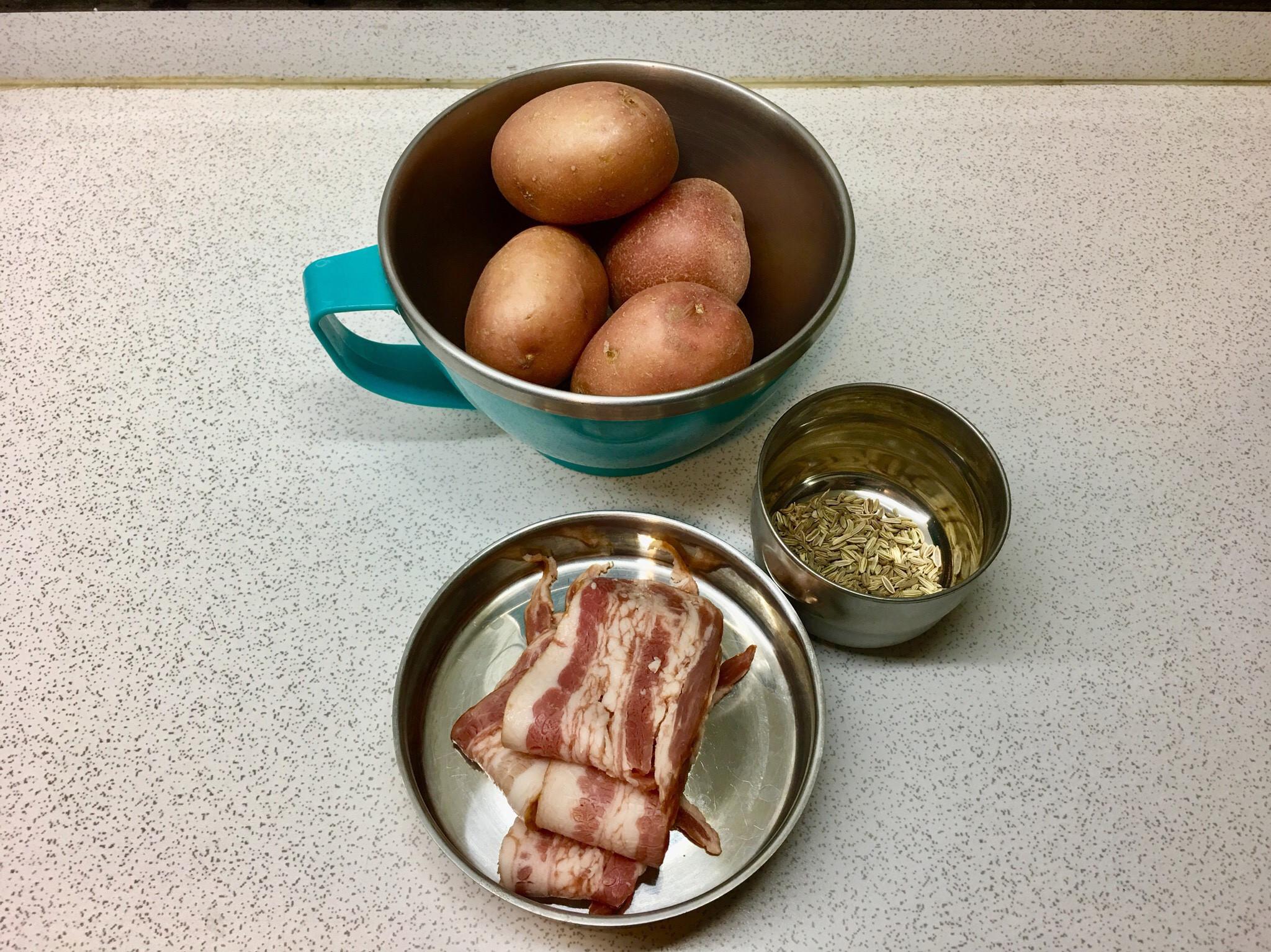 培根风琴马铃薯🥓🥔的加工步骤