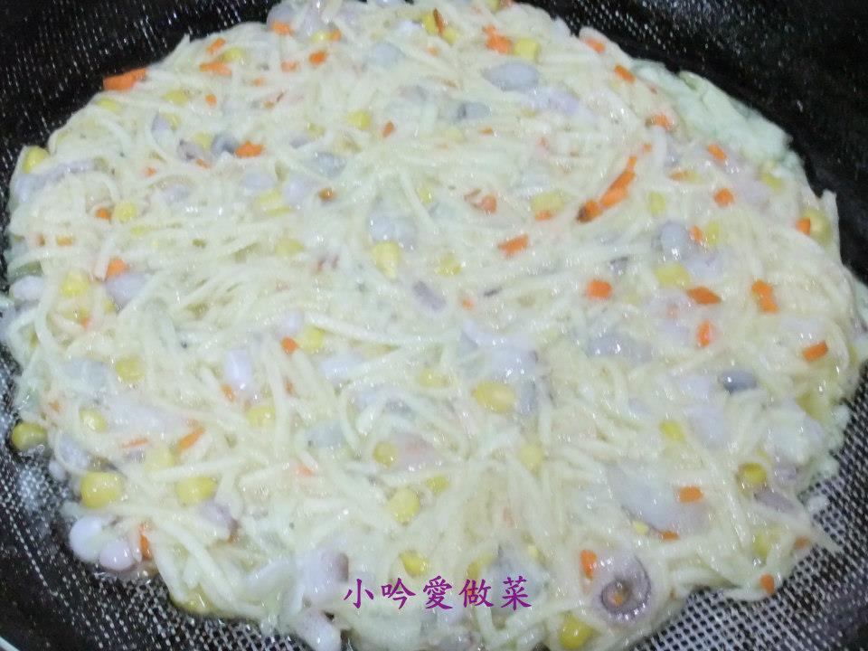 ღ小吟爱做菜ღ海鲜马铃薯饼的加工步骤