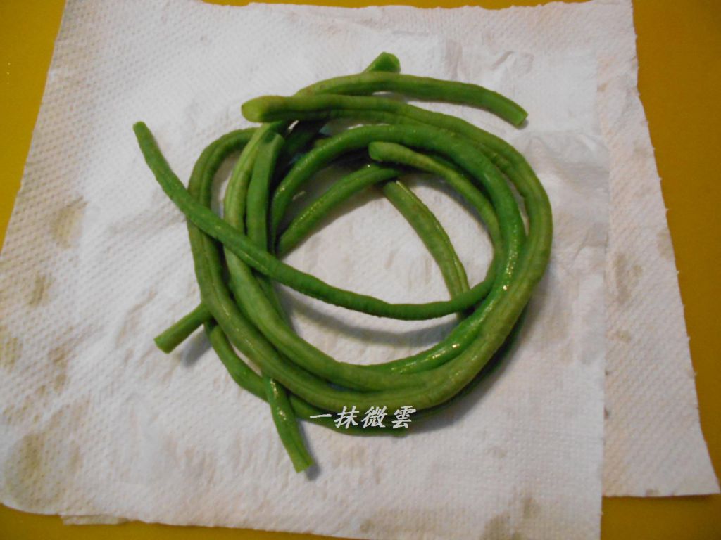 菜豆海苔卷【无油烟料里】的加工步骤