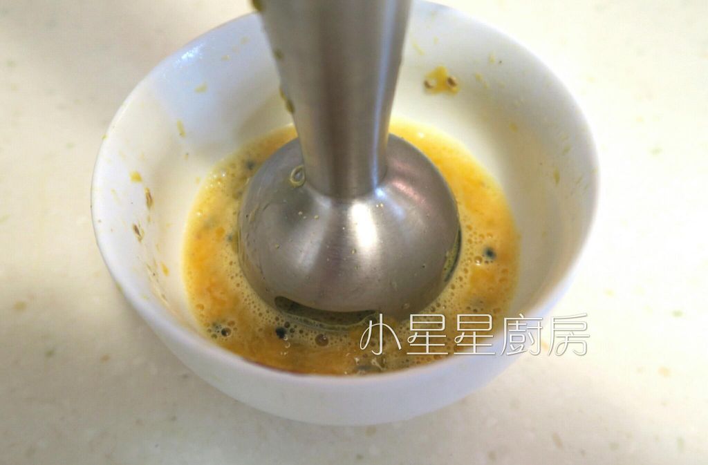 百香果淡巧克力棉花蛋糕的加工步骤