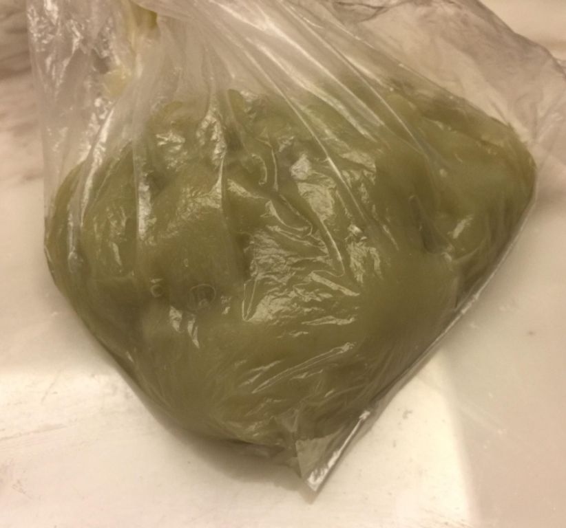 抹茶红豆芒果大福，Mochi的加工步骤