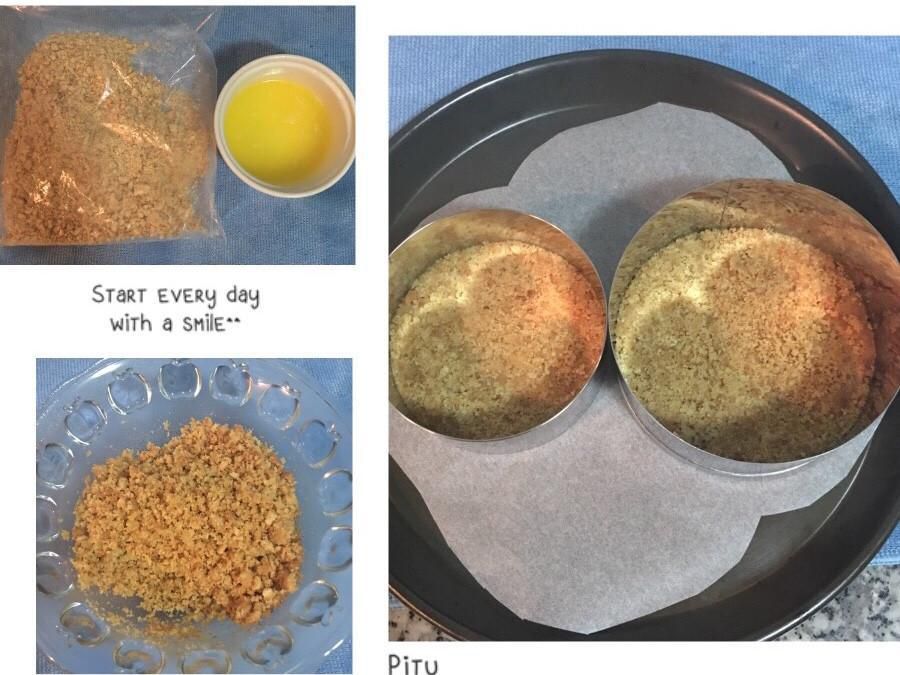 草莓乳酪蛋糕（免烤）的加工步骤