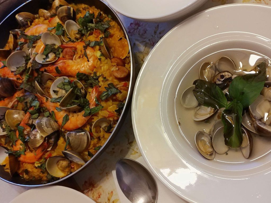 Spanish Paella海鲜炖饭🍛的加工步骤