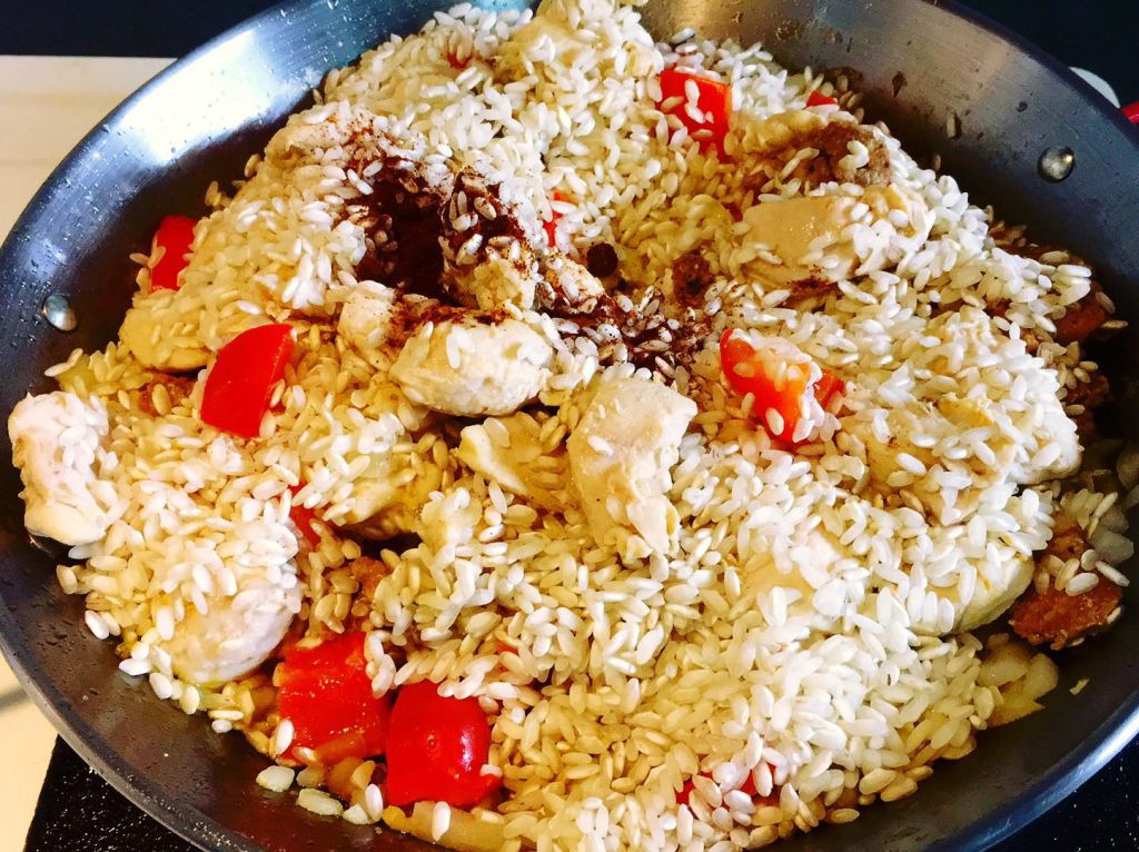 Paella 西班牙海鲜饭的加工步骤