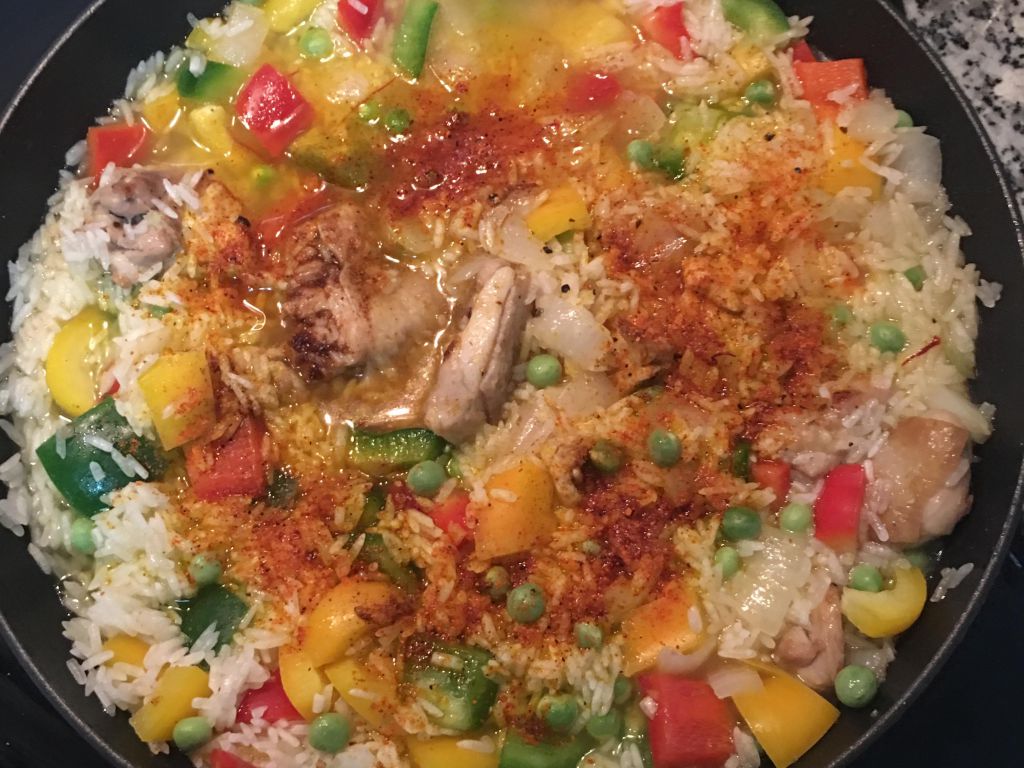 西班牙海鲜锅饭(Paella)的加工步骤