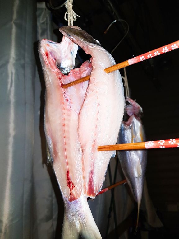 🌙🐟🌬煎烤一夜干的加工步骤