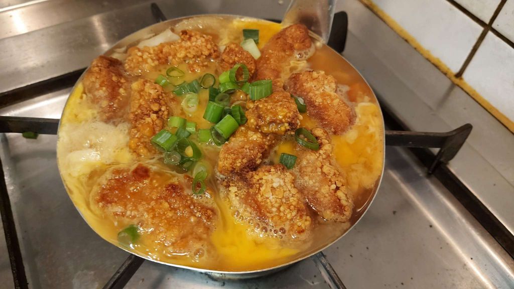 气炸土魠鱼丼饭的加工步骤