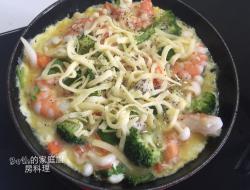 虾仁烘蛋，铸铁锅料理