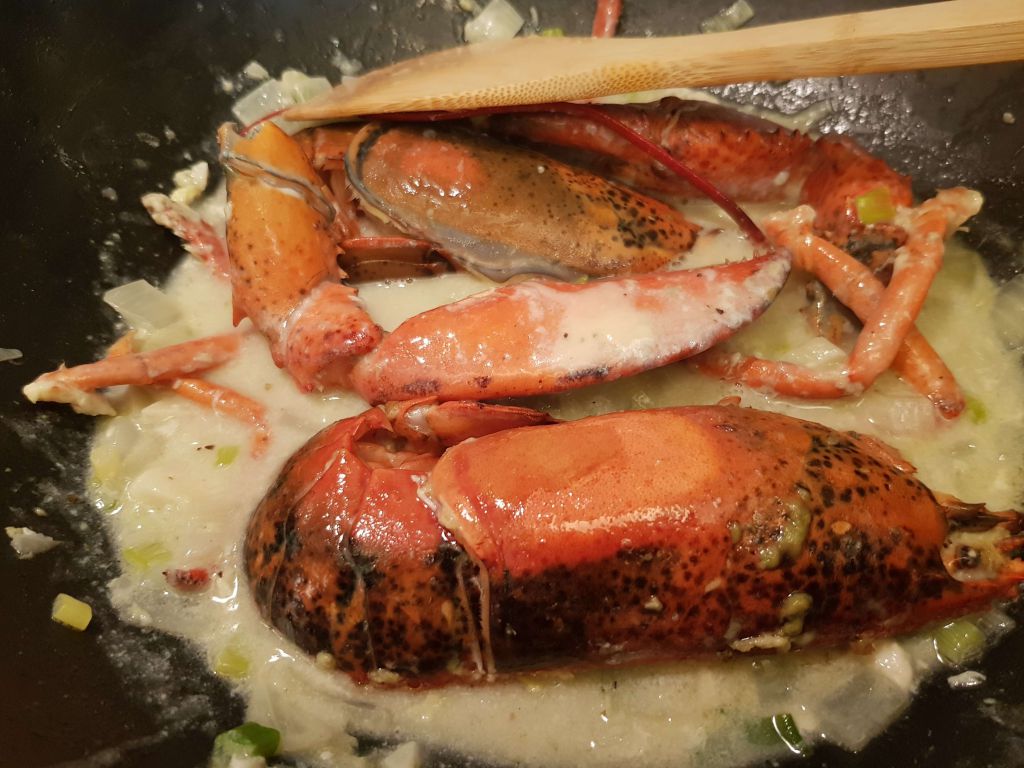 芝士龙虾焗面🦞的加工步骤