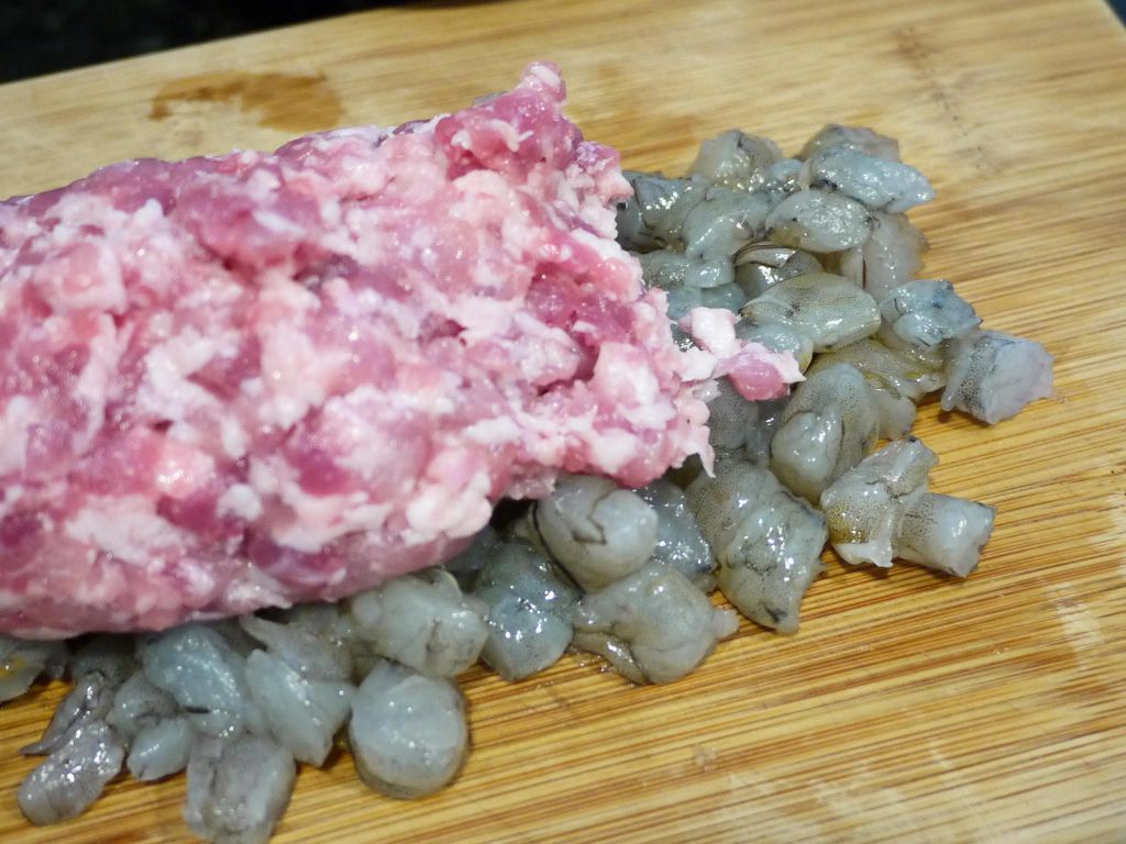 香煎虾肉饼的加工步骤