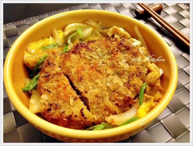 カツ丼．【深夜食堂】猪排丼的加工步骤