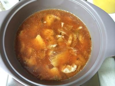 猪肉泡菜锅 돼지고기김치찌개的加工步骤