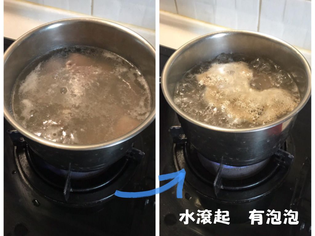 破布子酱烧排骨的加工步骤