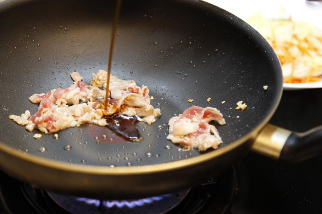 野菜豚肉冬粉的加工步骤