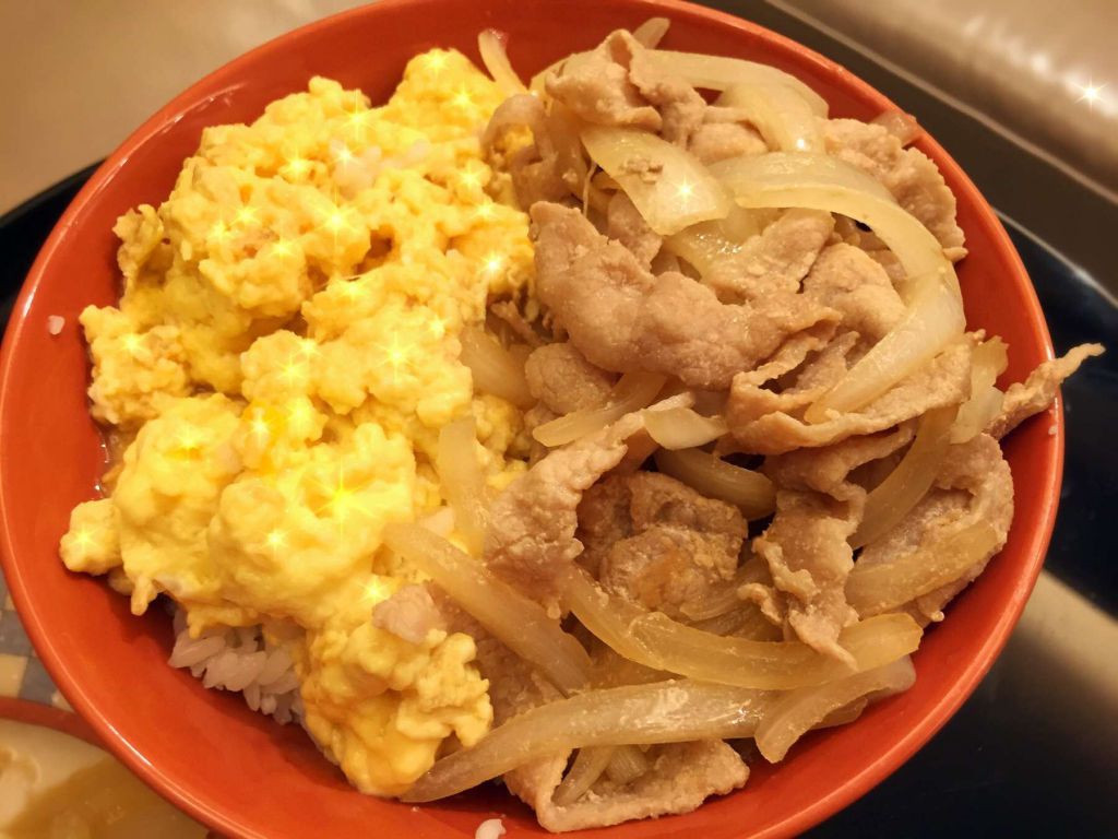 **北海道豚肉滑蛋丼🇯🇵低脂低盐版的加工步骤