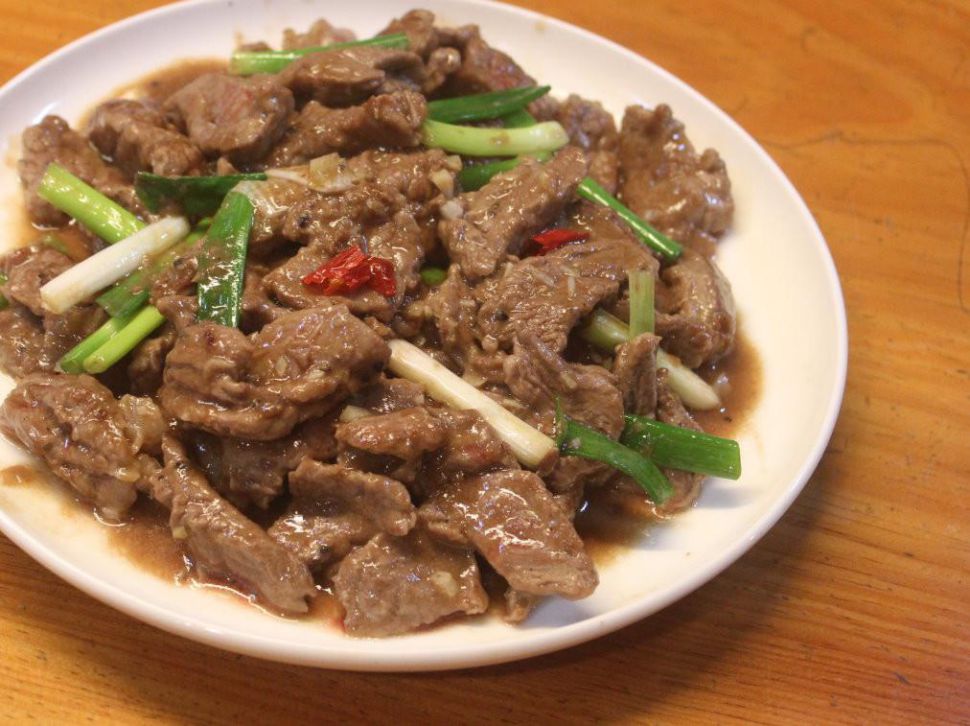 蒙古牛肉Mongolian Beef的加工步骤