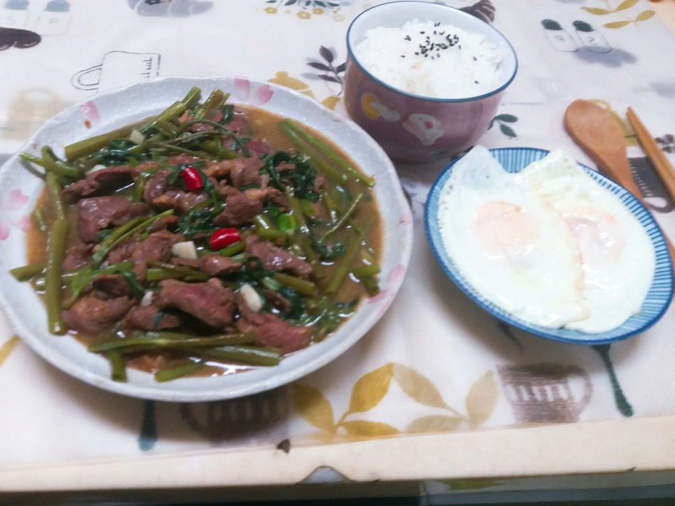 沙茶牛肉烩饭🍛的加工步骤