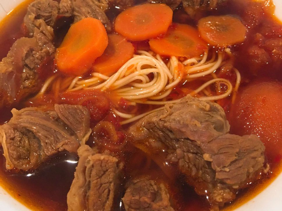 红烧牛肉面beef noodles的加工步骤