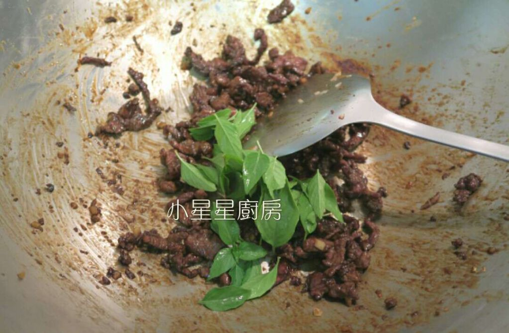 塔香牛肉的加工步骤