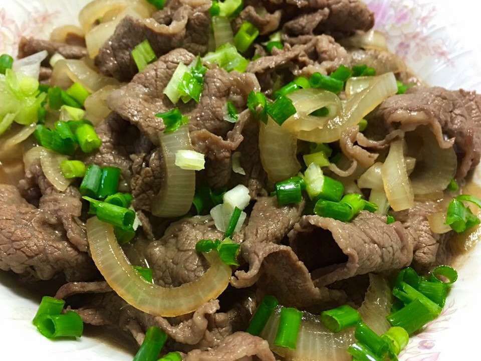 美味秒杀牛丼的加工步骤