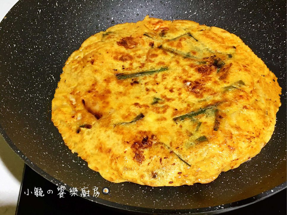 泡菜海鲜煎饼的加工步骤